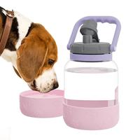 Asobu - The Barkley Dog Bowl - Tritanflasche 1 Liter with Hundenapf pink