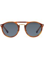 Persol lunettes de soleil à monture aviateur - Marron