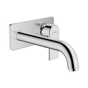 Wastafelmengkraan Eengreeps Inbouw HansGrohe Vernis Shape Voor Wandmontage Voorsprong 20.7 cm Chroom