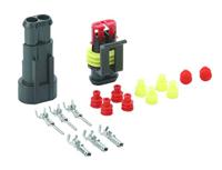 HELLA VALUEFIT Kabelverbinder - 2-polig - Doorsnede tot: 2.5mm² - Male/female - 8KW 744 806-801