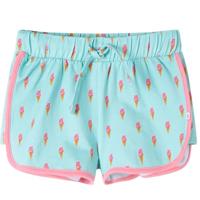 Kindershorts met trekkoord 140 lichtmintkleurig, kinderkleding, jongenskleding, kinderbroek, kinderkled, meisjeskleding, leuke kinderkleding