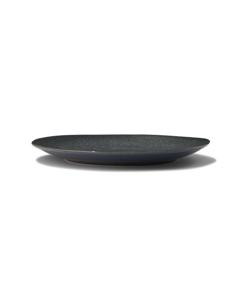 HEMA Dinerbord Ø26cm Porto Reactief Glazuur Zwart (zwart)