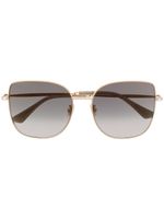 Jimmy Choo Eyewear lunettes de soleil à monture papillon oversize - Or