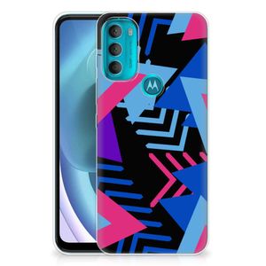 Motorola Moto G71 5G TPU Hoesje Funky Triangle