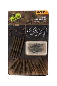 Fox Edges Camo Slik Lead Clip Kit Size 10 5st.