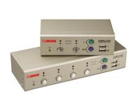 Longshine 4-Port USB/PS2 KVM Switch DVI/Audio inkl. Kabel, LCS-K704D