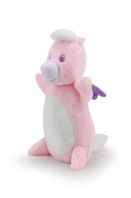 Trudi knuffel handpop Doudou pegasus 37 cm roze