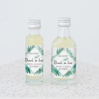 Mini flesje tropische bladeren