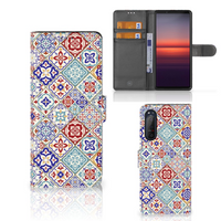 Sony Xperia 5II Bookcase Tiles Color - thumbnail