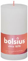 Bolsius shine rustiekkaars 130/68 cloudy white