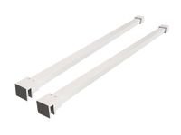 Mueller Slimline set van 2 stabilisatiestangen 120cm wit - thumbnail