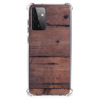 Samsung Galaxy A72 4G/5G Stevig Telefoonhoesje Old Wood