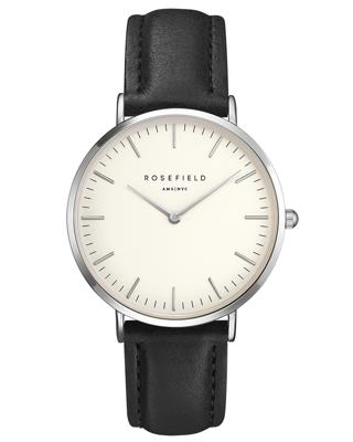 Rosefield the Bowery 38mm White Black Silver BWBLS-B2 Rosefield the Bowery 38mm White Black Silver BWBLS-B2