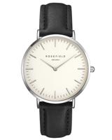 Rosefield the Bowery 38mm White Black Silver BWBLS-B2