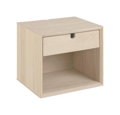 Bendt Nachtkastje Mimi met 1 lade, 33cm - Eiken Bendt Nachtkastje Mimi met 1 lade, 33cm - Eiken