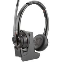 HP Savi 8220 Headset Bedraad en draadloos Hoofdband Kantoor/callcenter Bluetooth Zwart