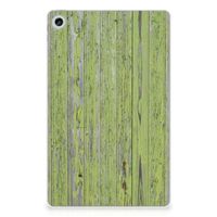 Lenovo Tab M10 Plus (3e generatie) Silicone Tablet Hoes Green Wood - thumbnail