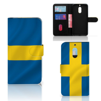 Nokia 6 Bookstyle Case Zweden