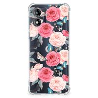 Motorola Moto E13 Case Butterfly Roses - thumbnail