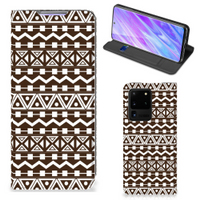 Samsung Galaxy S20 Ultra Hoesje met Magneet Aztec Brown