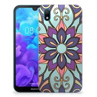 Huawei Y5 (2019) TPU Case Purple Flower