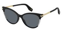 Marc Jacobs zonnebril dames Cat Eye zwart/goud