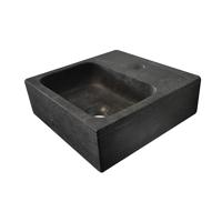 Fontein Natura Vierkant 30x30x10cm Hardsteen Antraciet