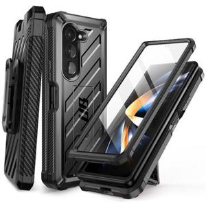 Samsung Galaxy Z Fold5 Supcase Unicorn Beetle Pro Hybrid Case - Zwart