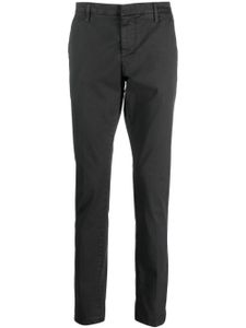 DONDUP pantalon chino à coupe droite - Gris