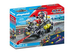 PLAYMOBIL City Action - SWAT multi-terreinwagen 71147 constructiespeelgoed