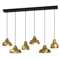 Stars of Light Gouden hanglamp Savarna met 6 kappen 390017