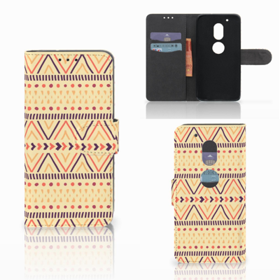 Motorola Moto G4 Play Telefoon Hoesje Aztec Yellow