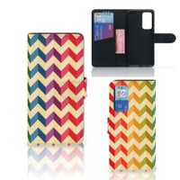 Huawei P40 Telefoon Hoesje Zigzag Multi Color