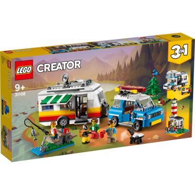 LEGO Creator familievakantie met caravan 31108