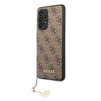 Guess 4G Charms Collection Samsung Galaxy A53 5G Hybrid Case - Bruin