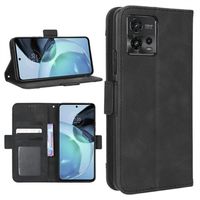 Cardholder Series Motorola Moto G72 Portemonnee Hoesje - Zwart