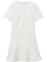 Proenza Schouler White Label robe courte en cuir artificiel à volants - Blanc - thumbnail