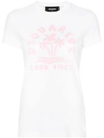 DSQUARED2 t-shirt en coton à logo imprimé - Blanc - thumbnail