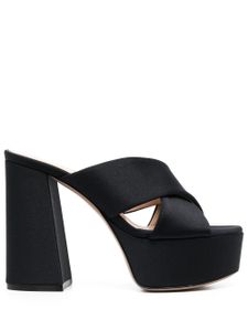 Gianvito Rossi sandales Sue 120 mm à plateforme - Noir