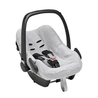 Meyco autostoelhoes groep 0 grijs melange Meyco autostoelhoes groep 0 grijs melange