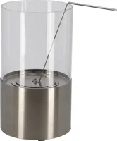 Esschert design Bioethanol tafelhaard rond rvs