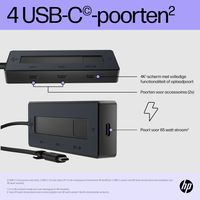 HP Universal USB-C Multiport-Hub USB-C dockingstation / handsfreetelefoon Geschikt voor merk (dockingstation): Universeel USB-C Power Delivery - thumbnail