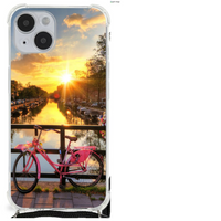 iPhone 14 Plus Telefoonhoesje met valbescherming Amsterdamse Grachten - thumbnail