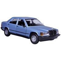 Bburago Mercedes 190E 1987, blau 1:24 Auto - thumbnail