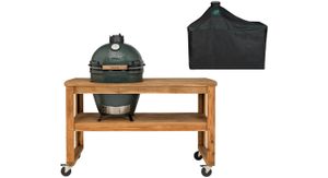 Big Green Egg Large + Eucalyptus Tafel + Hoes