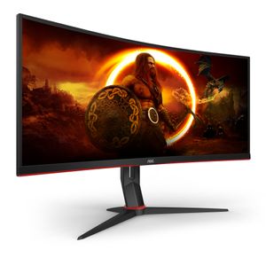 AOC G2 CU34G2X/BK computer monitor 86,4 cm (34") 3440 x 1440 Pixels Quad HD LED Zwart