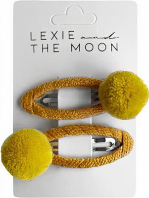 Little Indians haarspeldjes Pom Pom oker