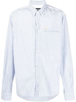 DSQUARED2 logo-patch cotton shirt - Bleu - thumbnail