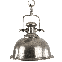 Hanglamp Valentina Industrieel 46 cm 1 Lichts Ruw Nickel