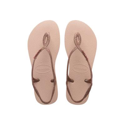 Havaianas Luna Premium II sandalen roségoud